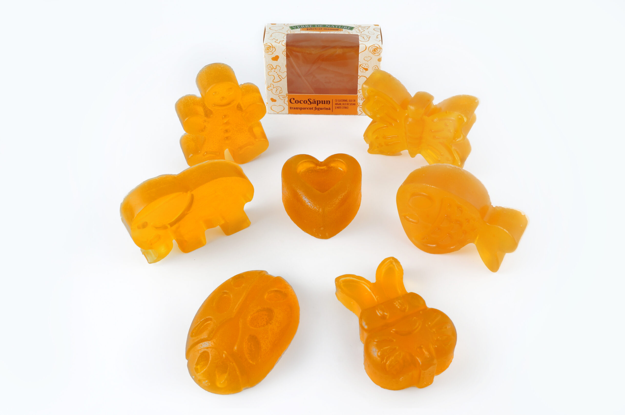 CocoSapun transparent cu argan, susan si note citrice 50 g